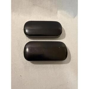 Lot Of 2 Hard Clamshell eyeglass case Black